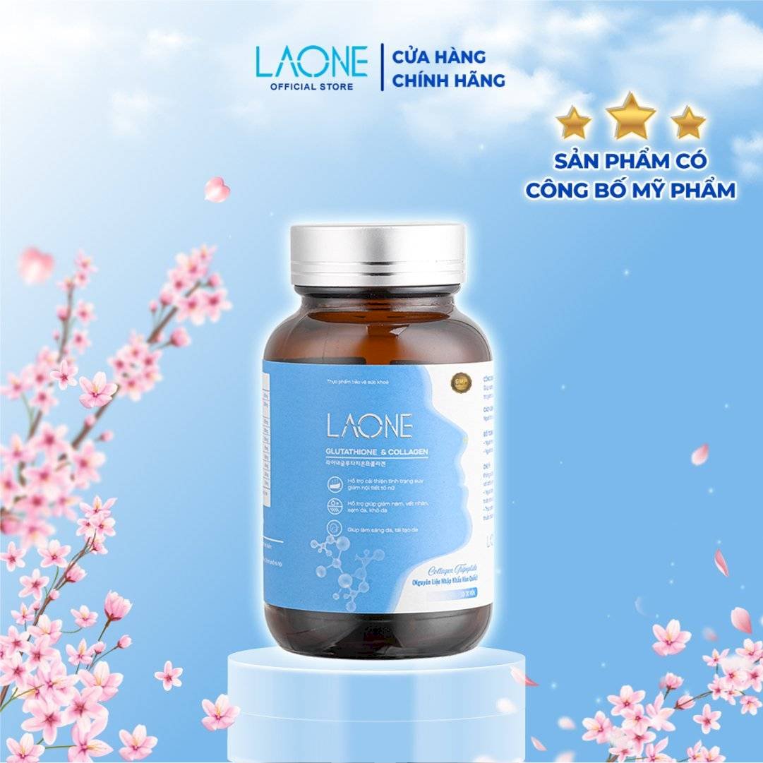 VIÊN UỐNG TRẮNG DA LAONE - GLUTATHIONE & COLLAGEN