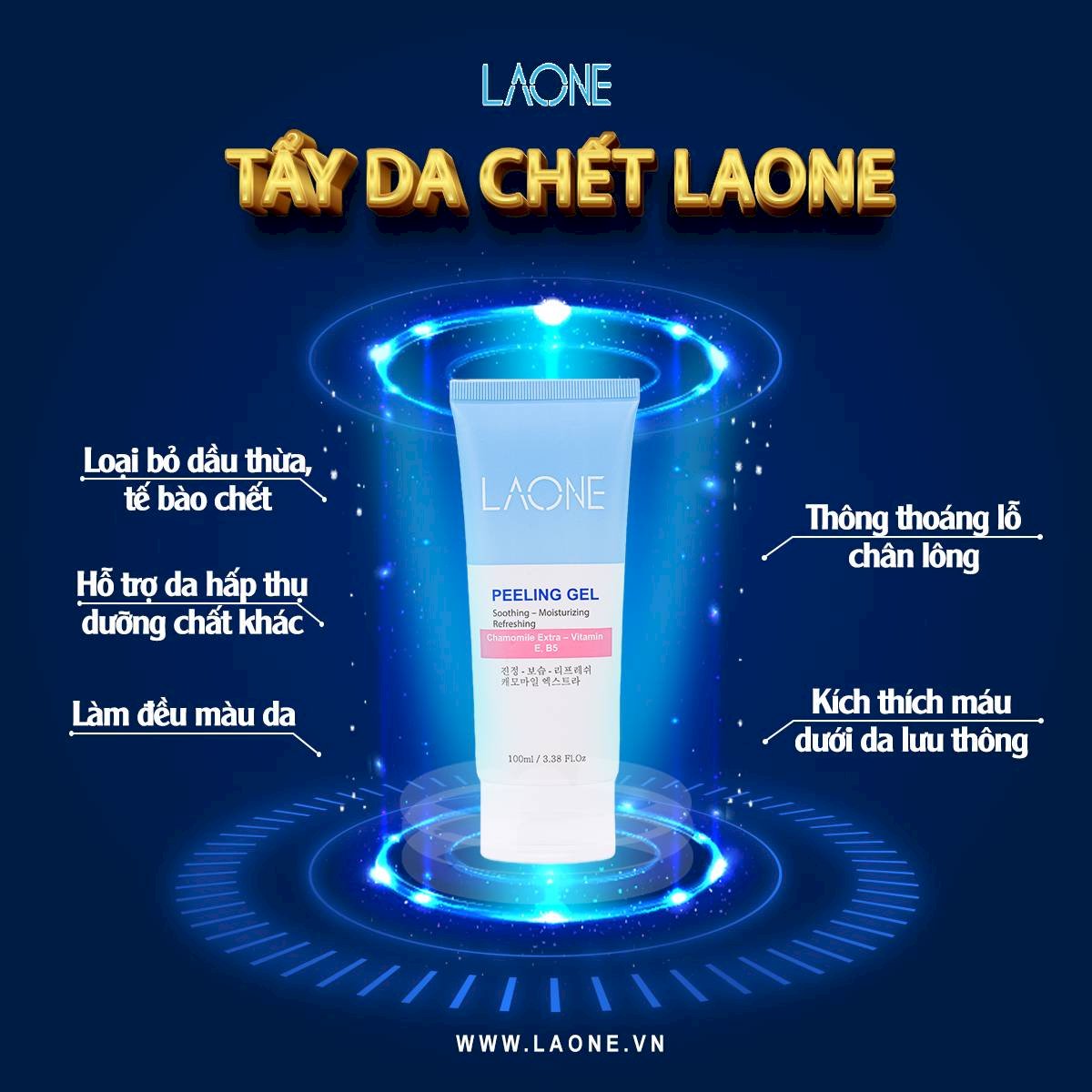 Gel Tẩy Da Chết LAONE