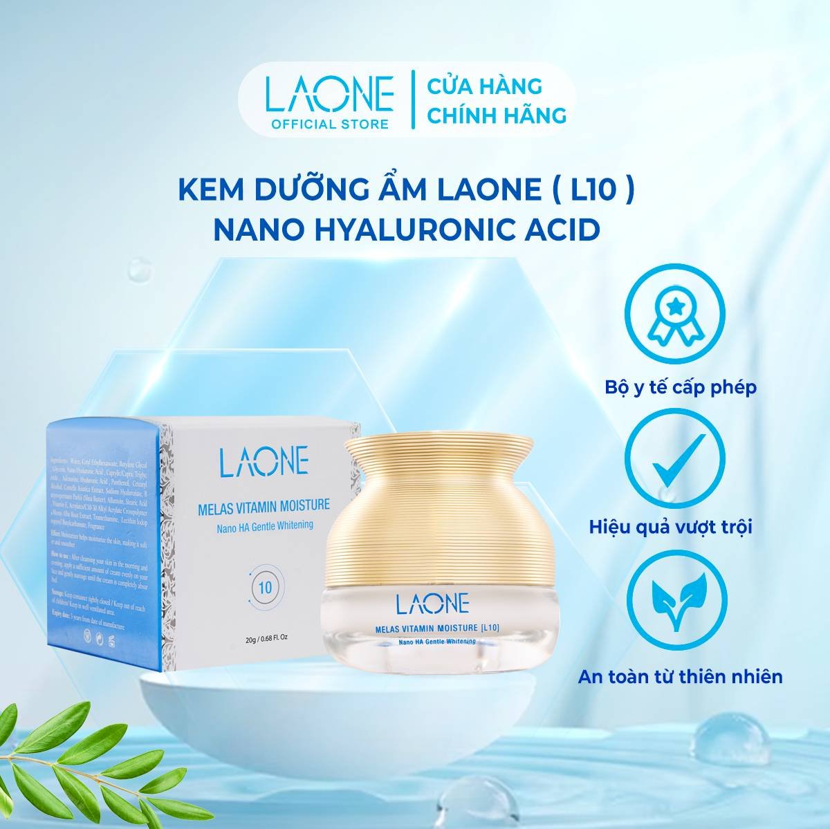 Kem dưỡng ẩm LAONE Melas Vitamin Moisture