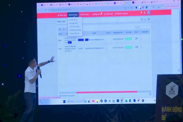 Vaway CEO VAWAY - Giới thiệu Hệ thống Marketing VAZO tại sự kiện GOLDEN BEES CAMP
